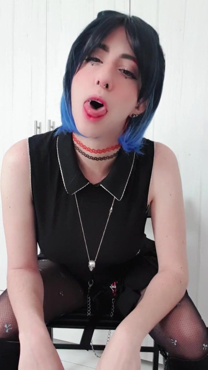 Ahegao Self Goth Drooly Ahegao Xxx Onlyfans Porn Video