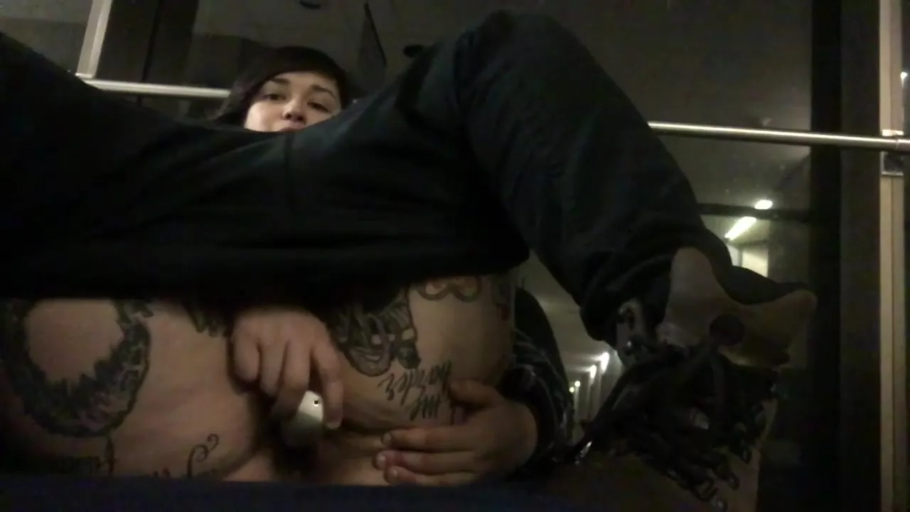 kezia420 exhibitionist slut in hallway of college xxx premium porn videos