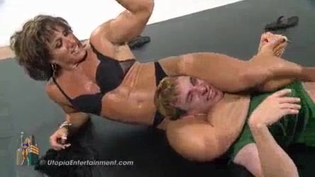 Annie R mixed wrestling