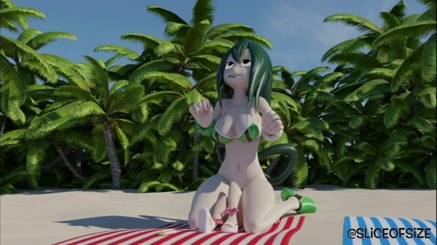 Tsuyu's sunscreen reaction