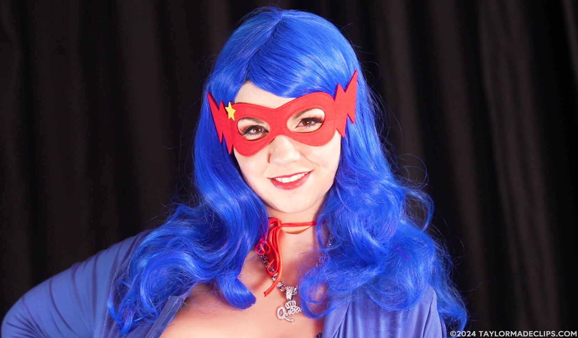 Fae Busty Superhero Tease