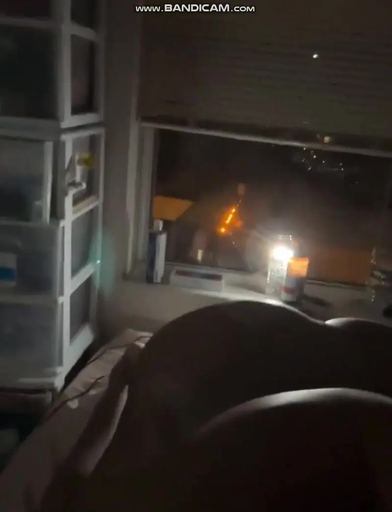 Tessa Tasty - Ass fucked with the window wide open for Delivery man