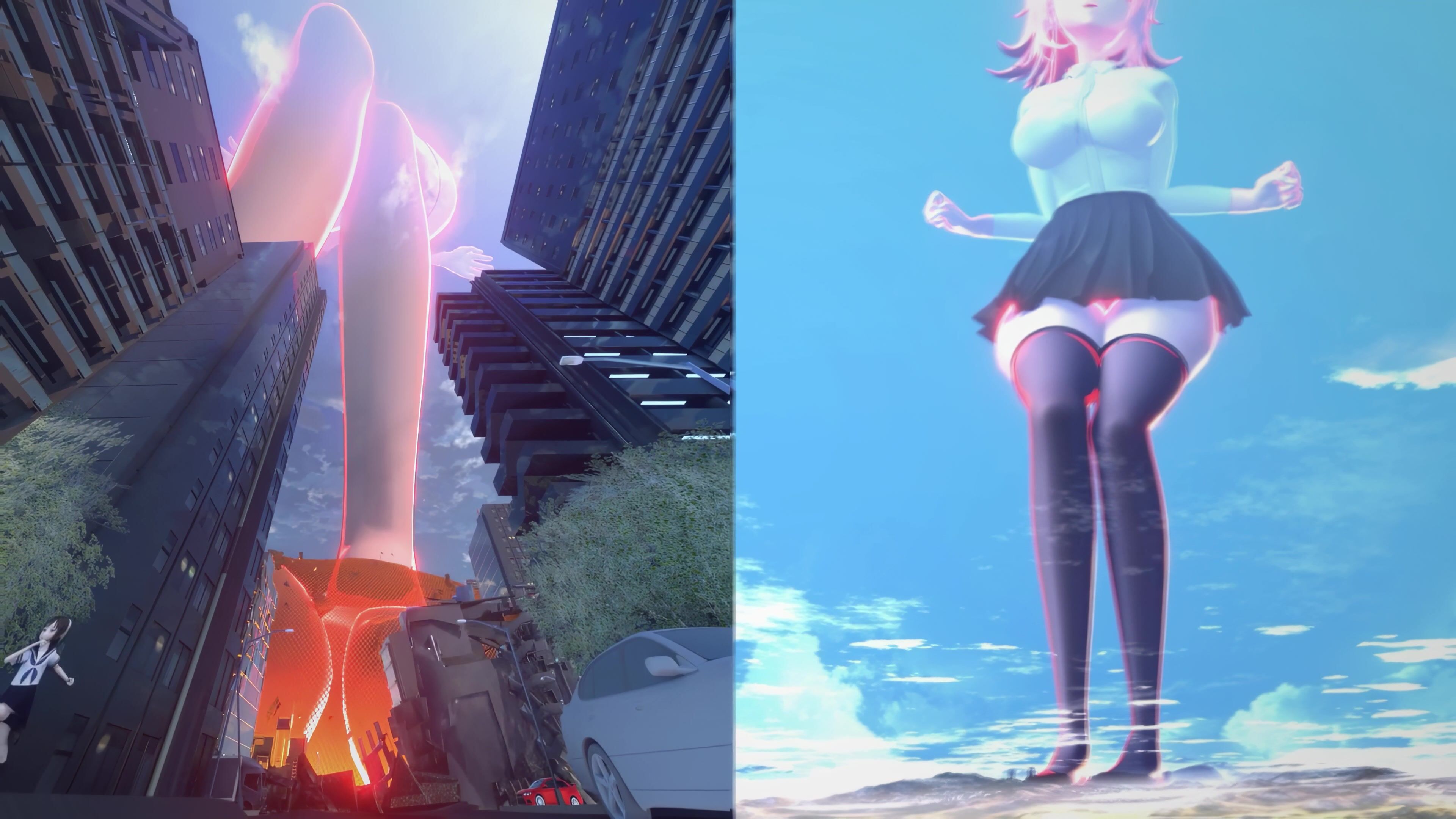 Giantess Growth Animation