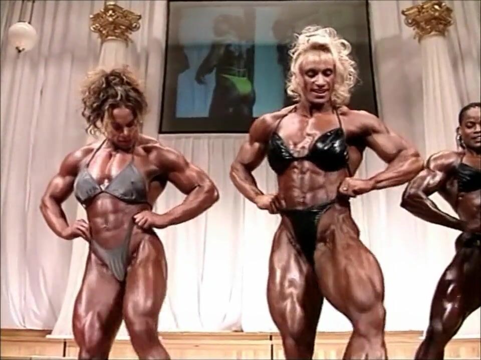 The beauty huge Kim Chizewski at competition