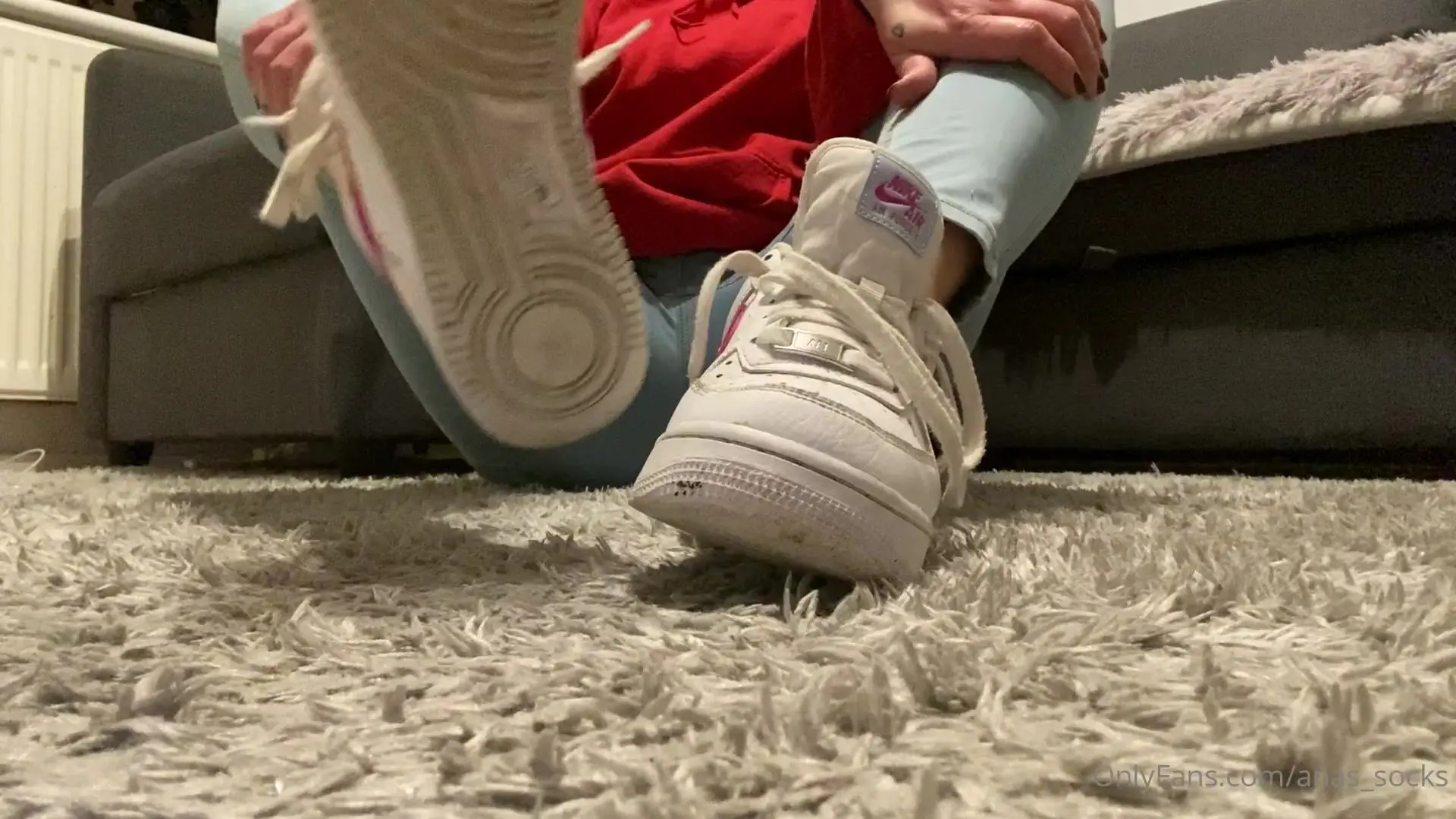 anas socks how pathetic is this that you must lick my dirty shoes before i let you smell my swe onlyfans xxx porn videos