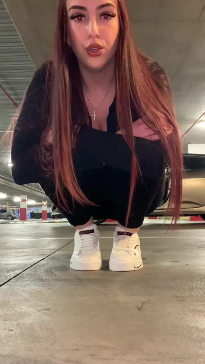 Queenholly slave in the parking