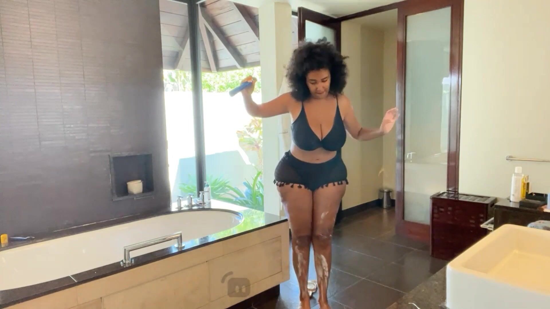 Twitch streamer in a bikini (download video)