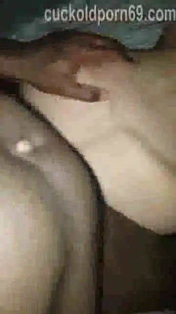 Sexy wife in lingerie gets fucked by BBC while sucking hubby