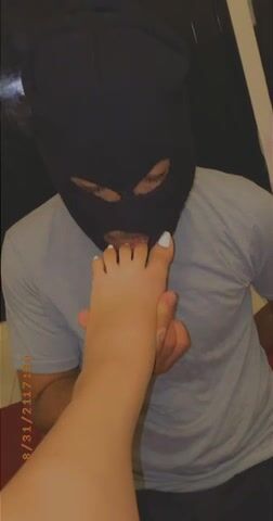 Beautiful arab foot worship