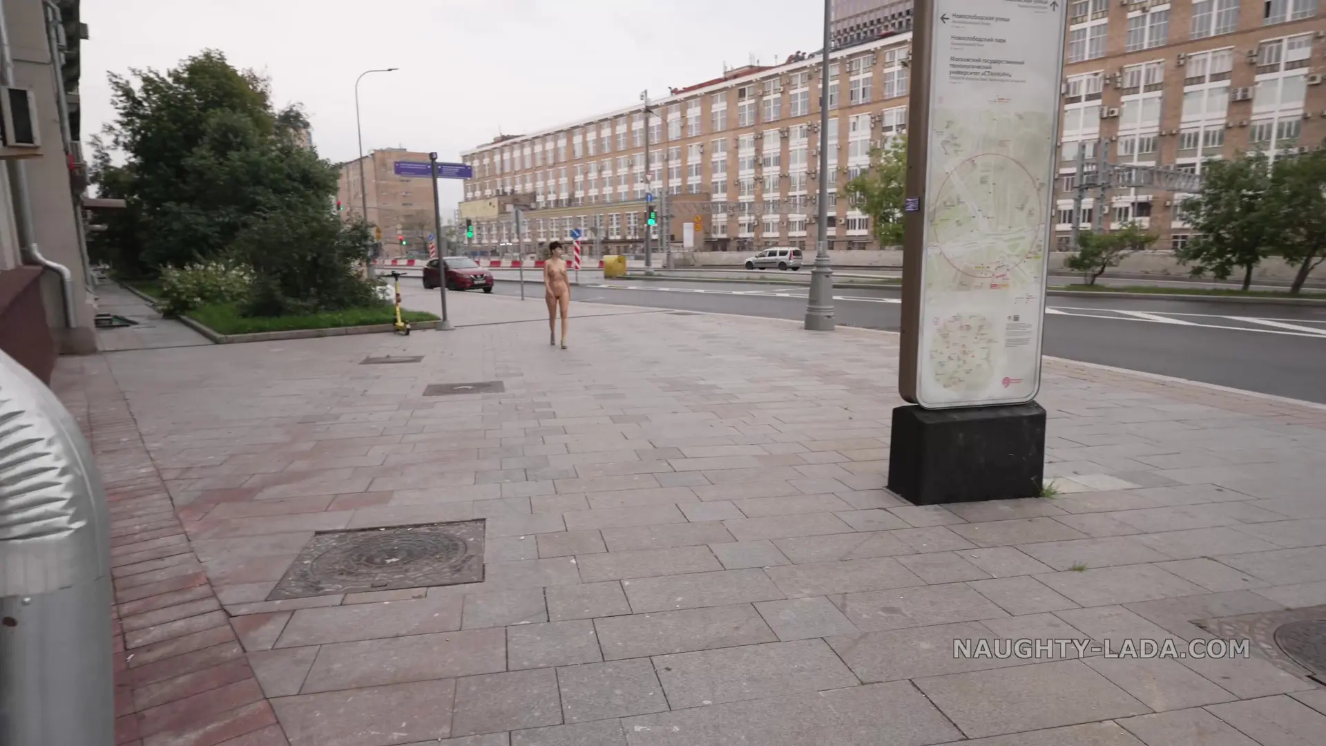 NaughtyLada Short Naked Walk