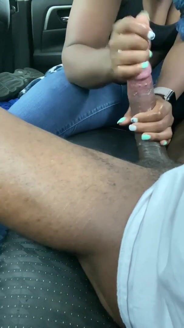 HOT Ebony Handjob