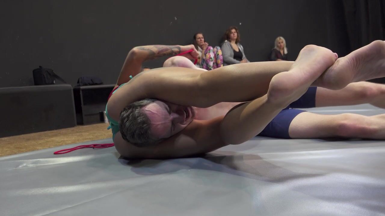 zoe vs luke bondage mixed wrestling