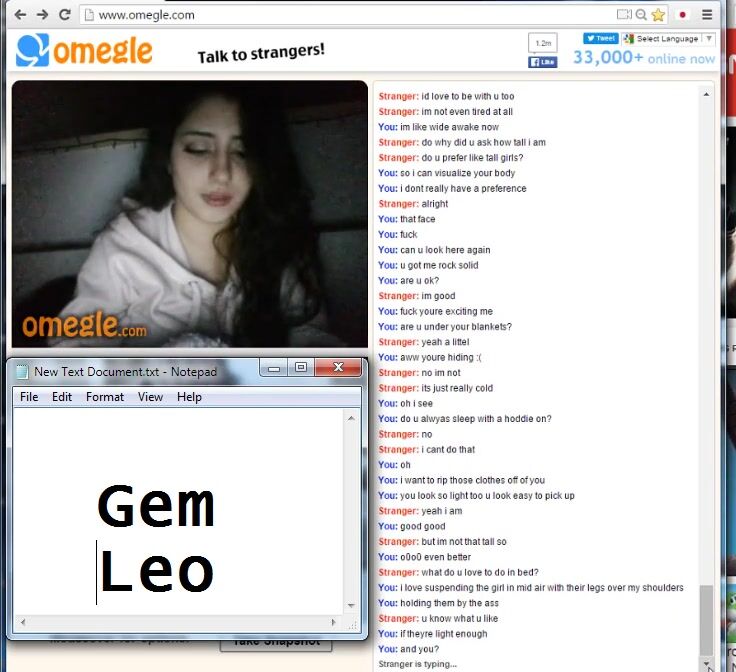 Gem on Omegle