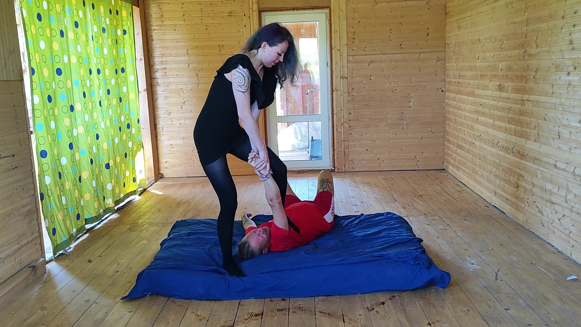 Karina Belova self-defense training 2