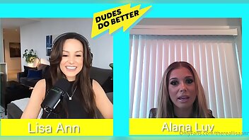 thereallisaann this week alana luv joined me for a fun conversation on my podcast dudes do better onlyfans xxx porn videos