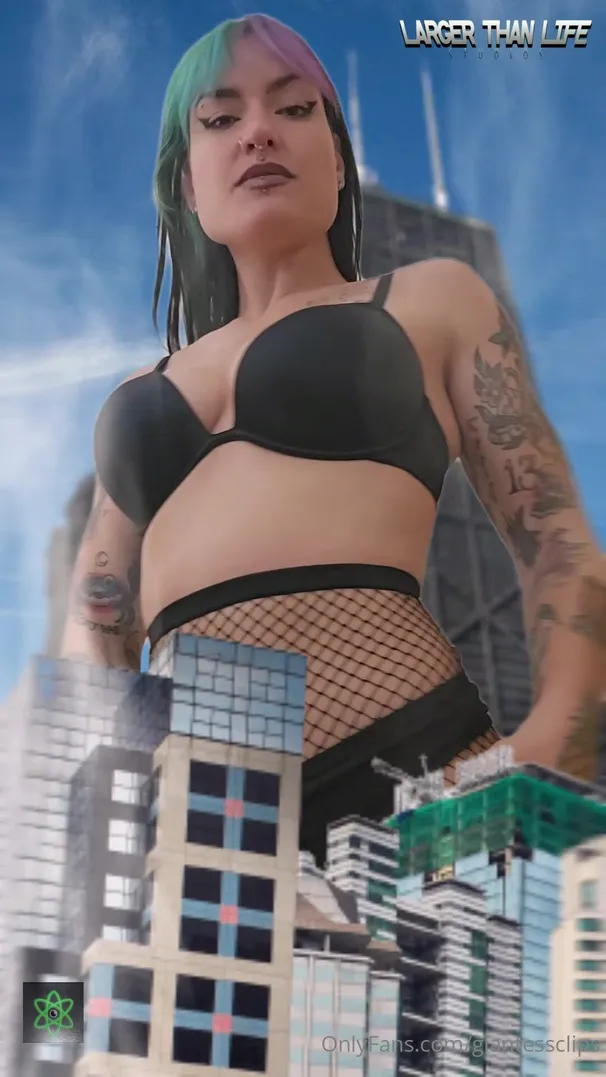 Horny Step Sis Giantess Growth starring Titania Orion