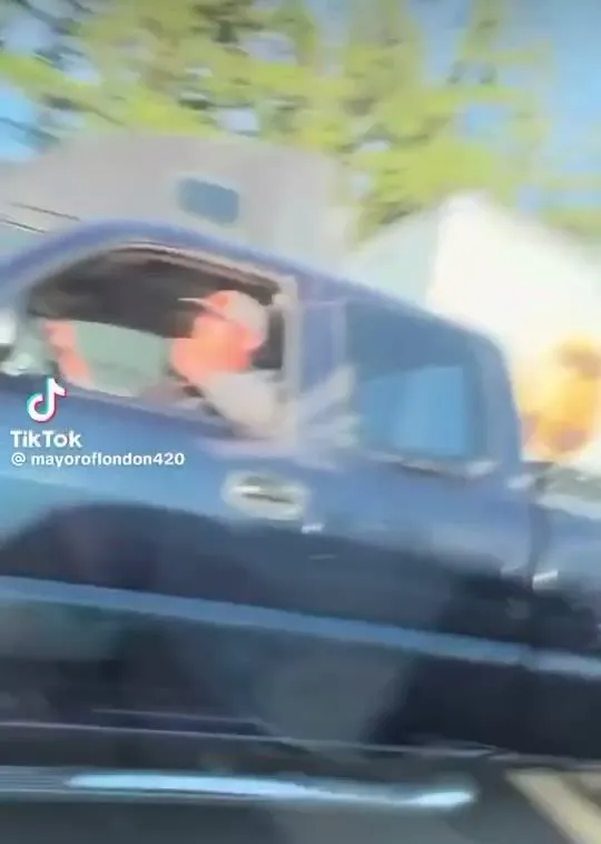 Man sucking banana