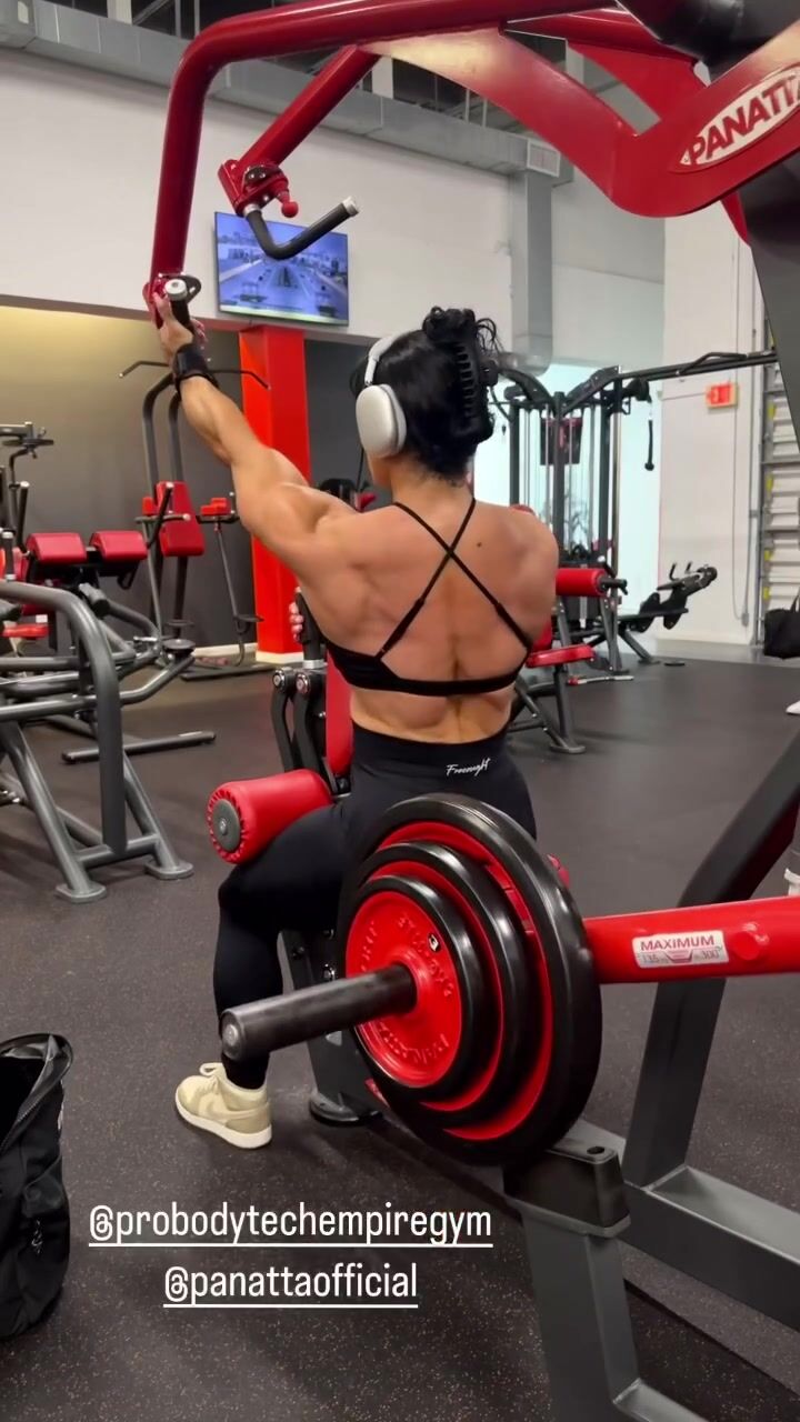 Kristina Mendoza Gym Workout One