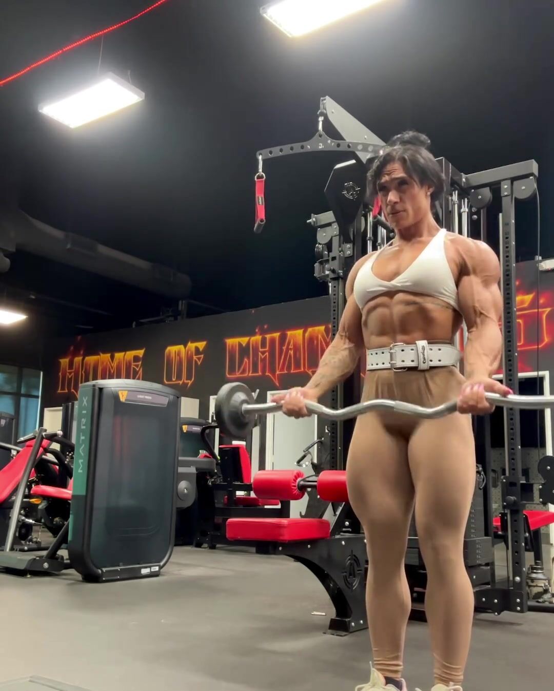 Kristina Mendoza Gym Workout One