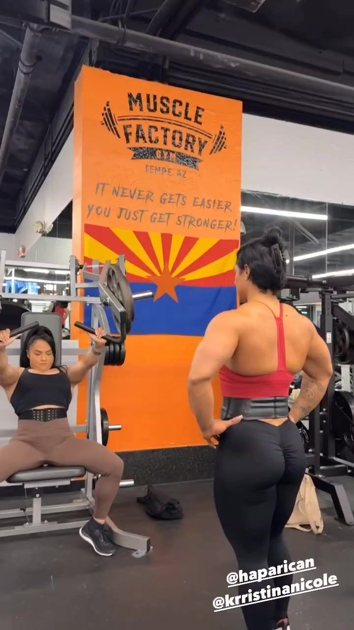 Amanda Kohatsu And Kristina Mendoza Gym Workout