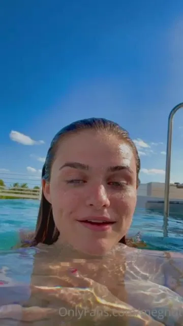 Megan Nutt topless swimimg