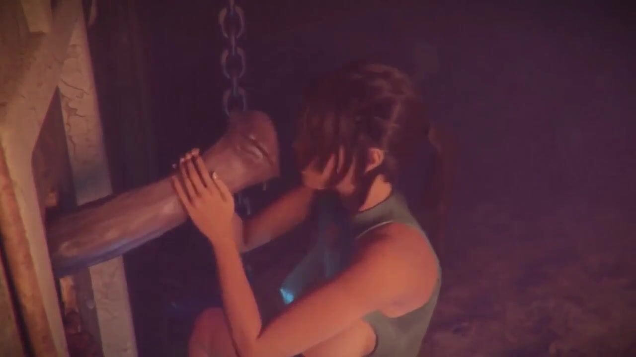 Lara Croft 3D Animation - Fucked by a horse -