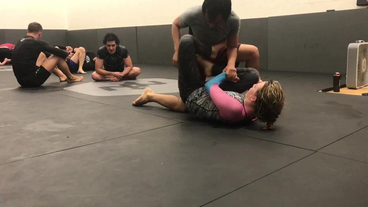 Charlene BJJ spar