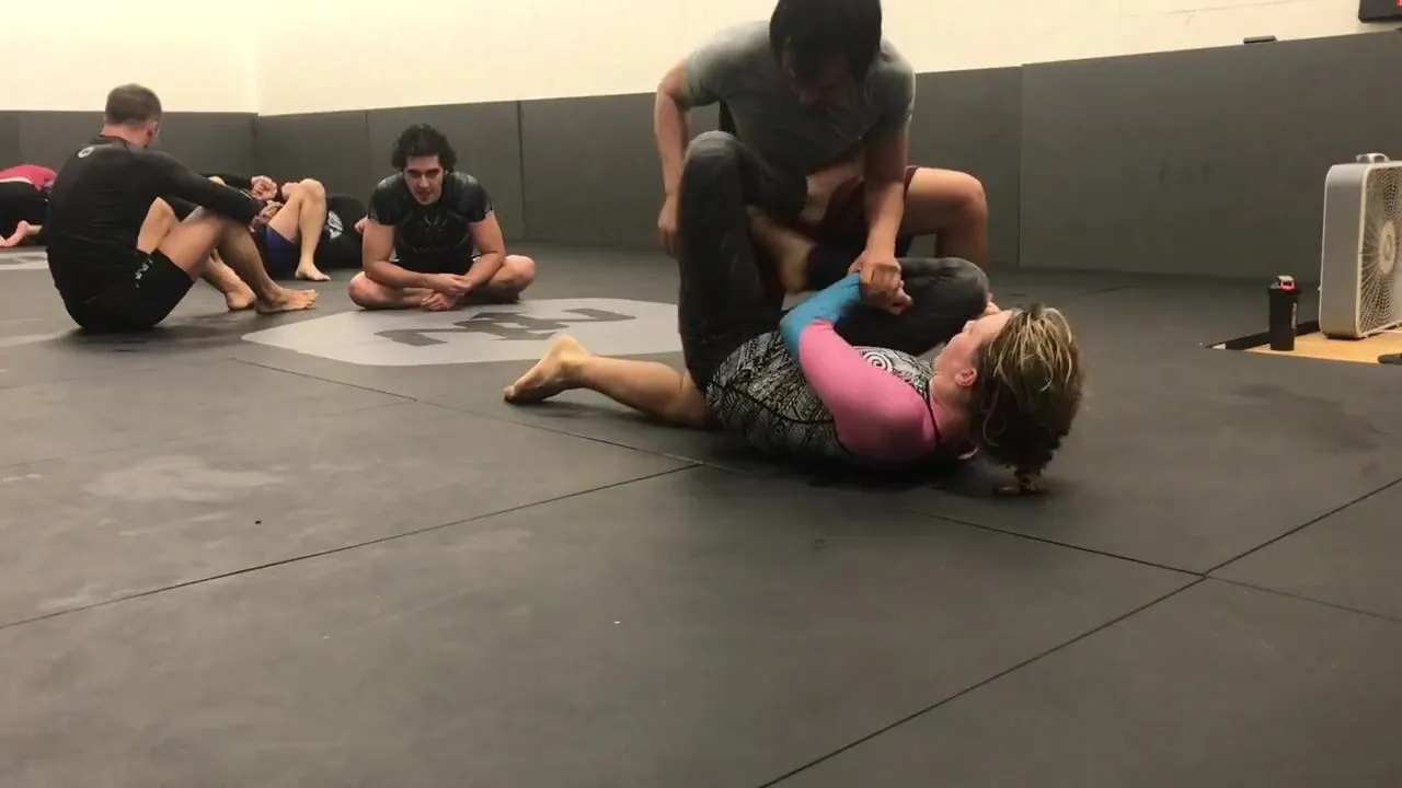 Charlene BJJ spar
