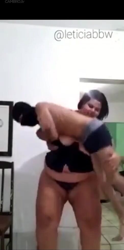 bbw play with her man