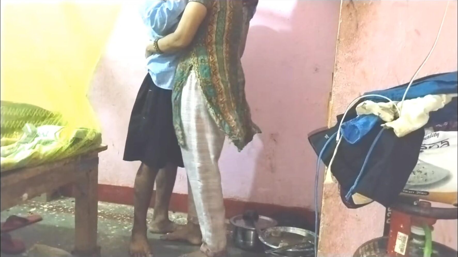 Indian Bhabhi lift and carry her husband compilation