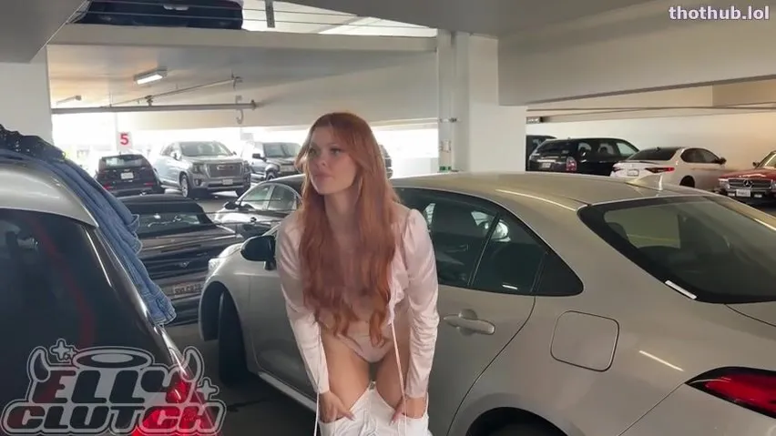 Elly Clutch - Strips nude in parking lot