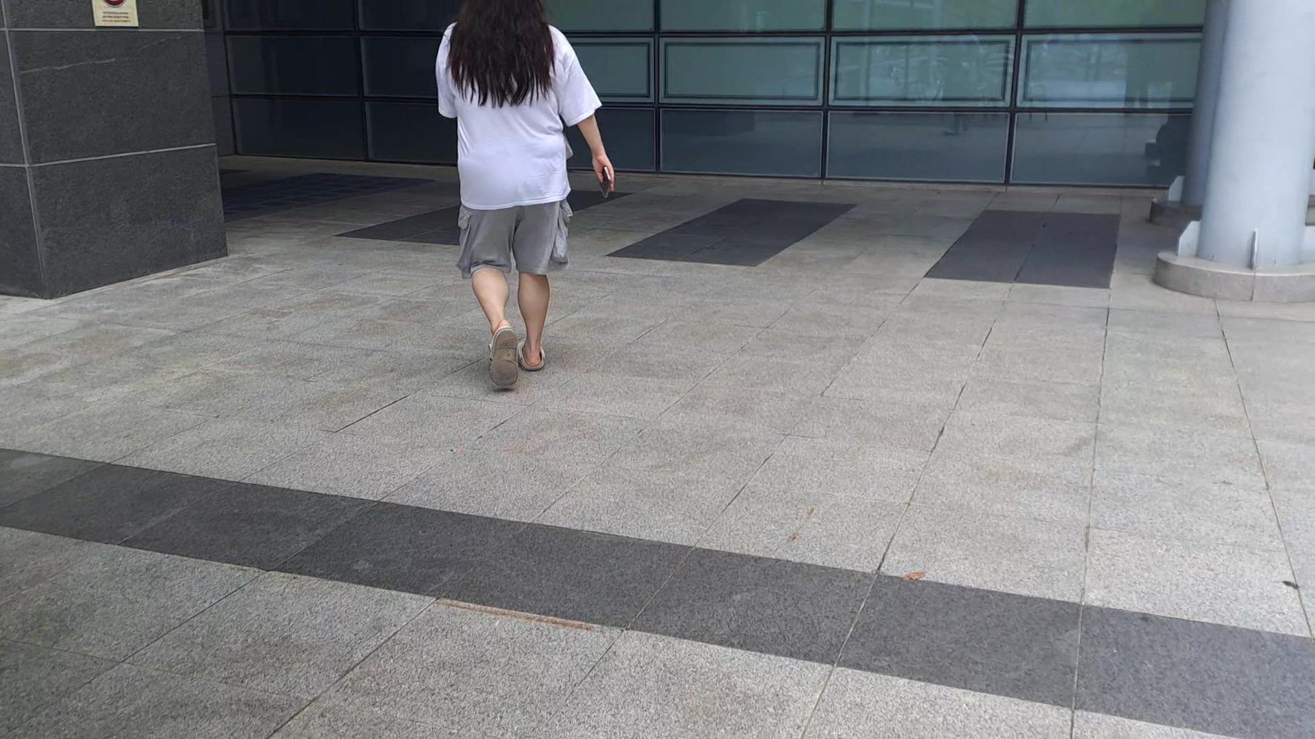 korean girl walking calves