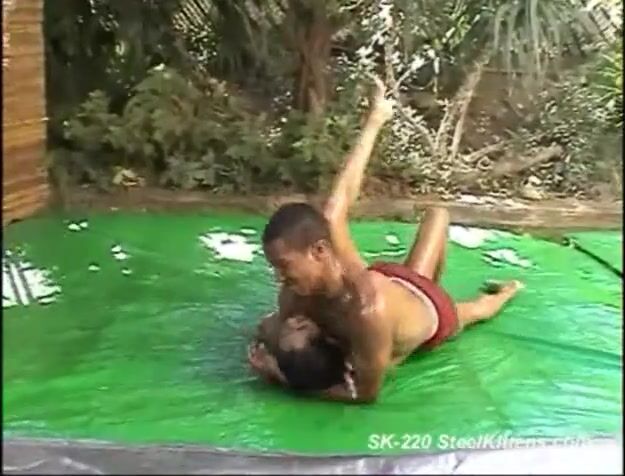 Oil Wrestling