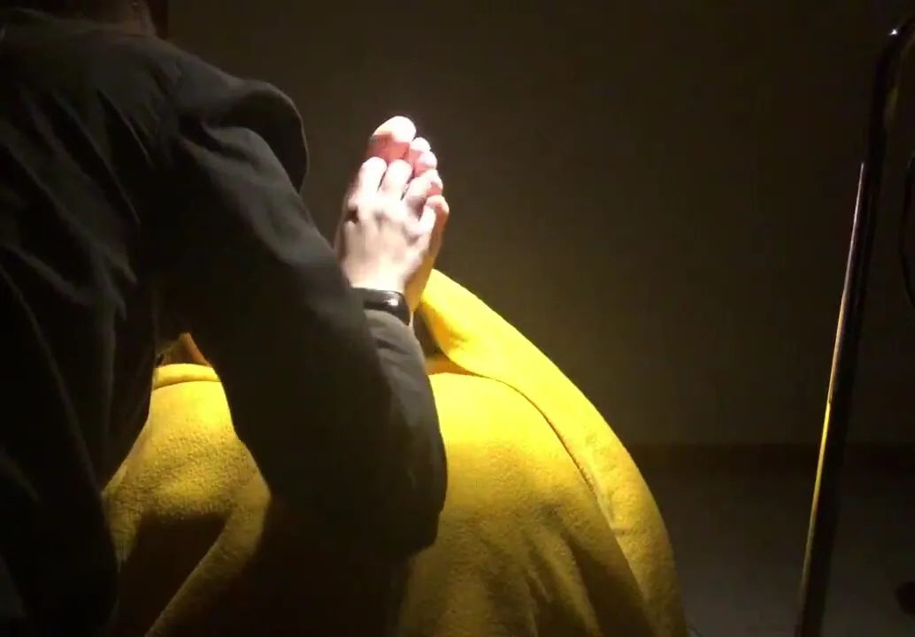 GirlFriend licking and tickling Boyfriend soles