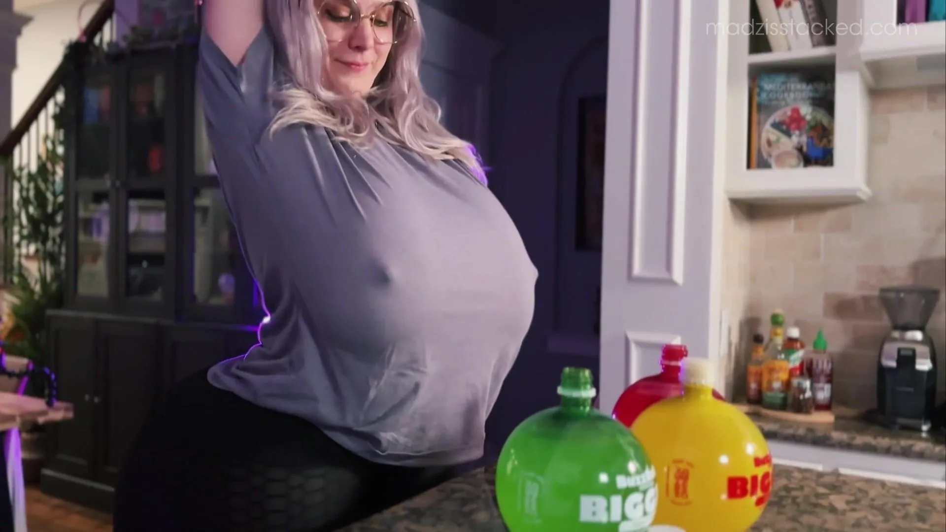 Madzisstacked Buzzball Biggies (Boobs, Ass, Belly expansion)