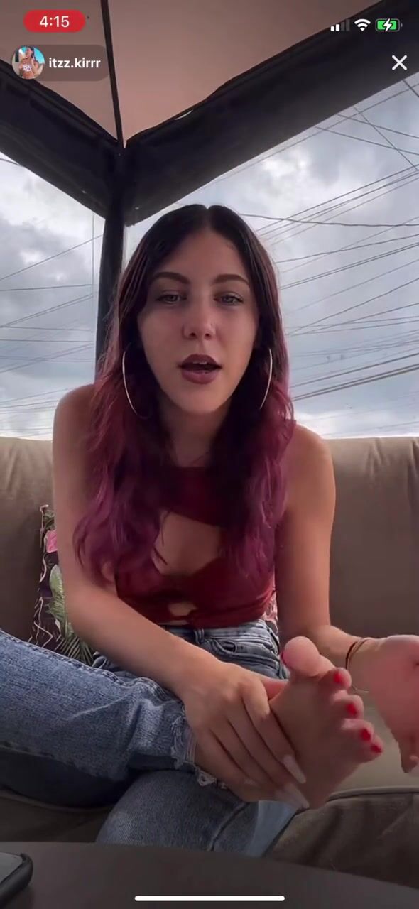 Tiktok live cutie red toe s 2