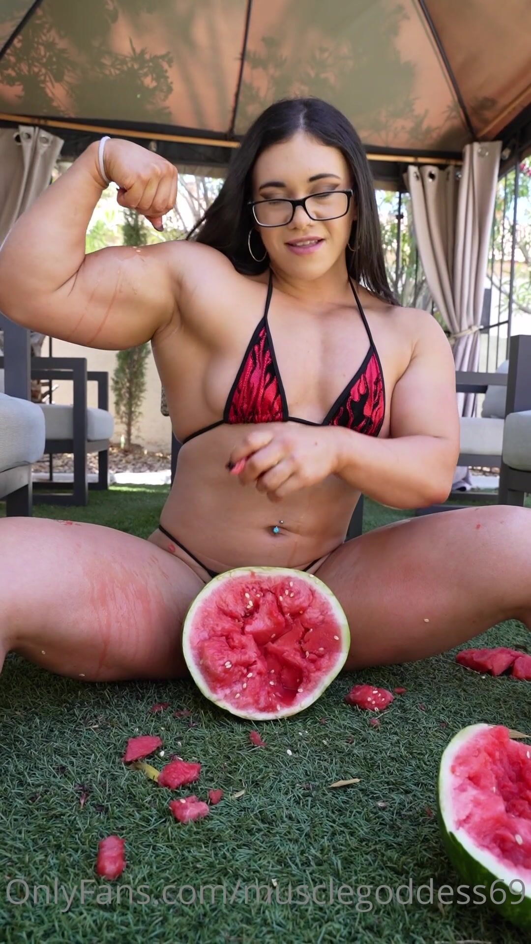 Ariel Rose Crushing Water Melon