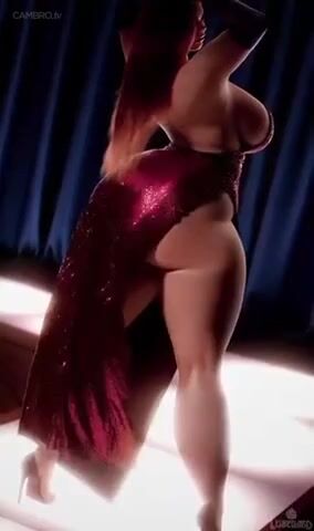 Jessica Rabbit - Shakes that ass (3d Animation)