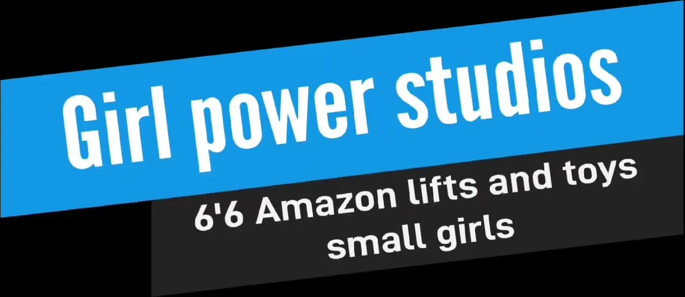 Very tall girl lift small girl under armpit