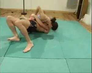 Mixed wrestling couple