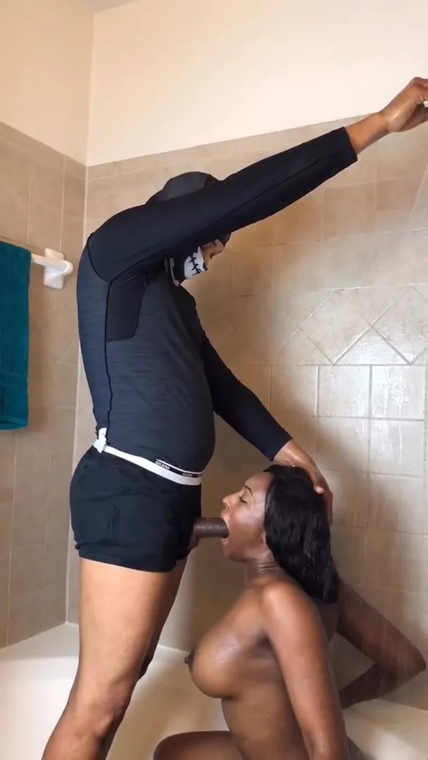 JaydaJ Shower fuck and CIM bg porn videos
