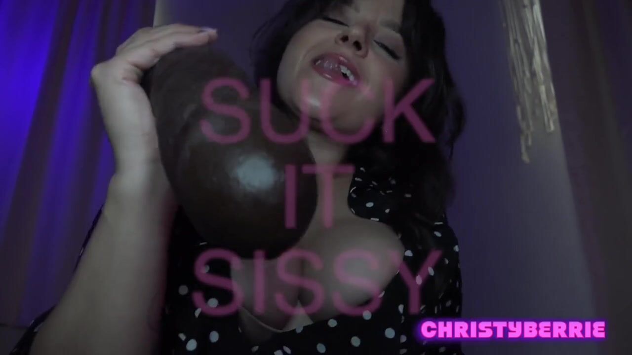 Christy Berrie - Blowjob Instructions For Sissies