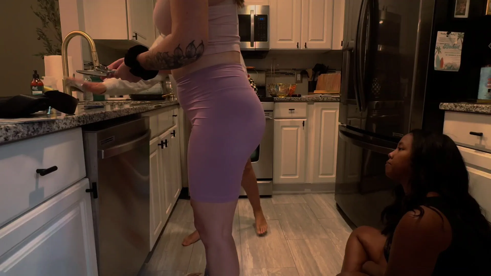 Casually Farting in Zoeys Face While in Kitchen!