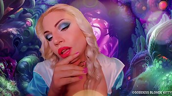 Goddess Blonde Kitty - Alice in Wonderland - Were All Mad Here