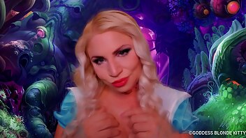Goddess Blonde Kitty - Alice in Wonderland - Were All Mad Here