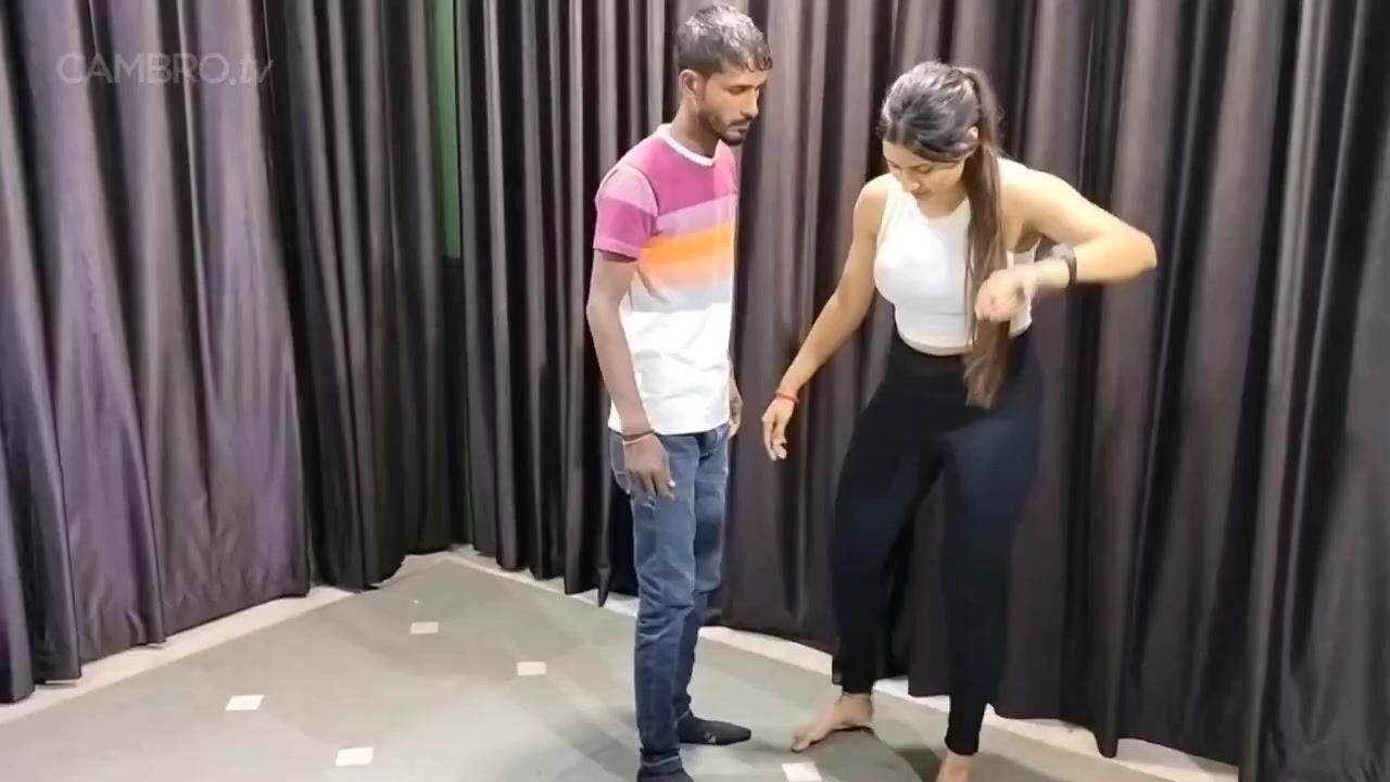 Indian girl lift carry