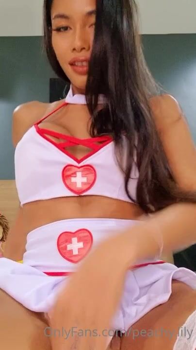 (Ts) peach.lilly nurse cumshot