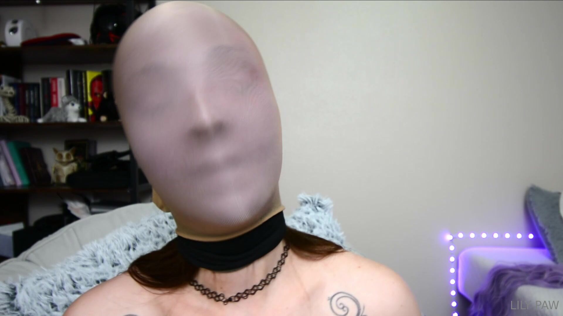 Pantyhose encasement nylon mask