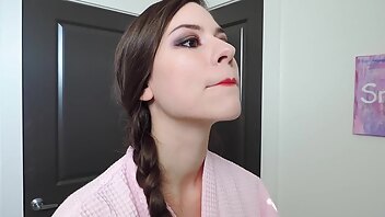Ashley Alban -- A long blowjob before the party