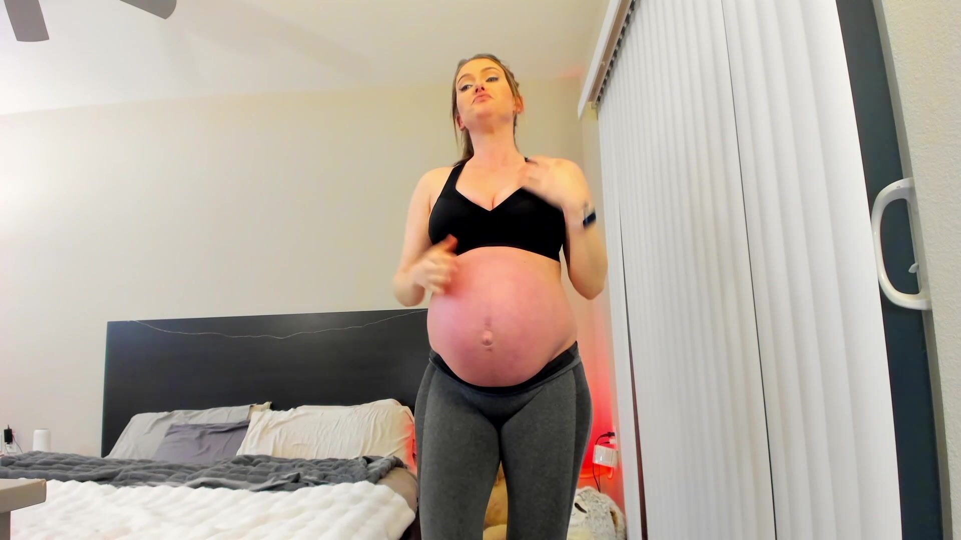 Pregnant Princess Fitness Instructor